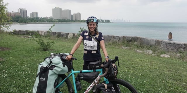 Viaggiare in bici da sola da Milano a Chicago